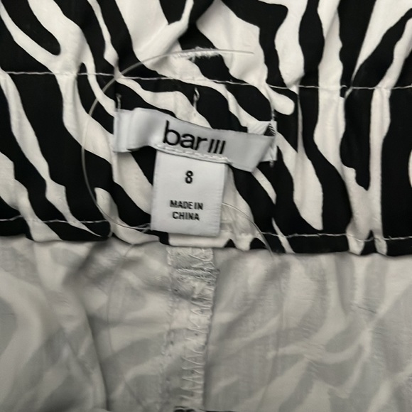NWT BAR III Zebra Print Skirt Sz 8 - Picture 4 of 5